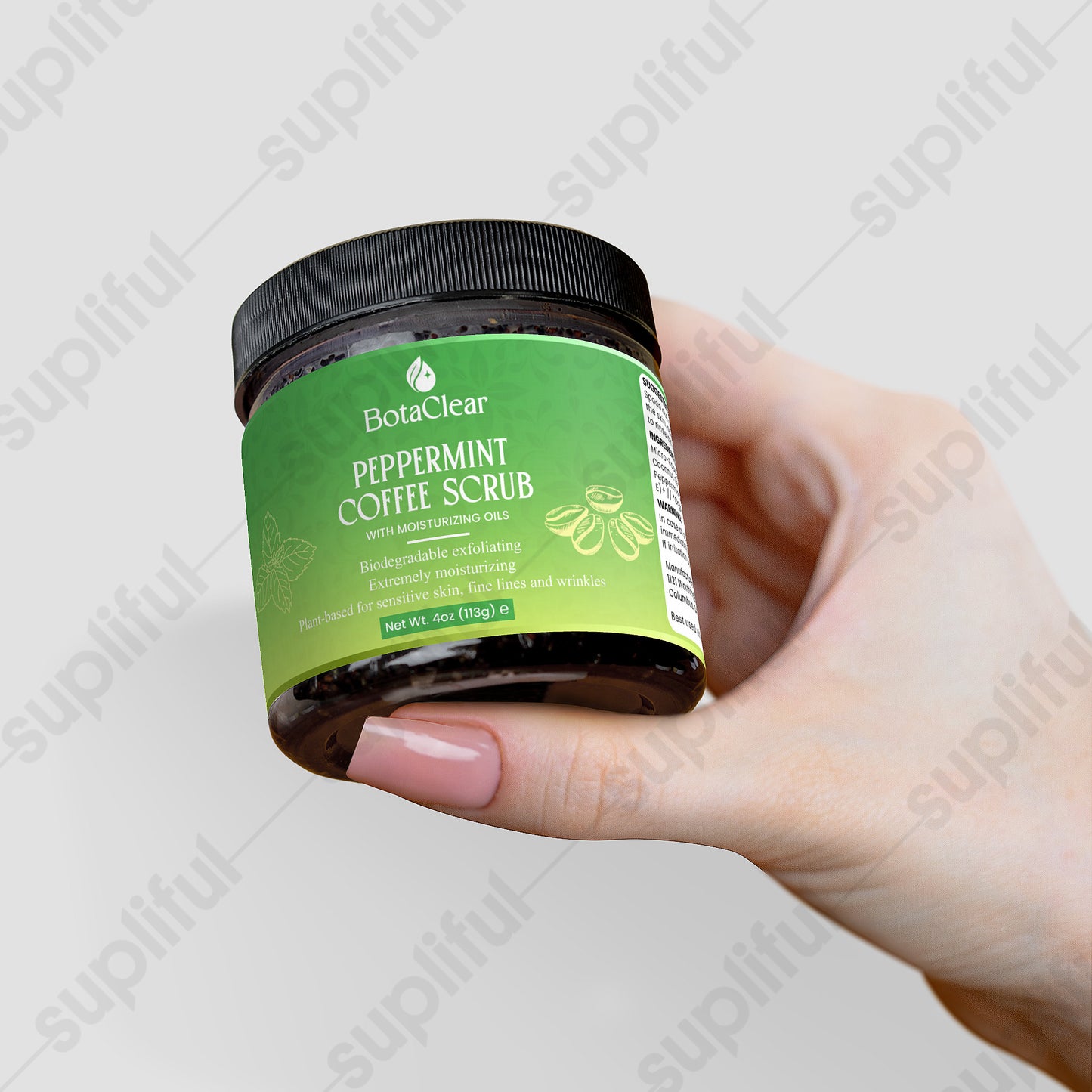 Peppermint Coffee Scrub