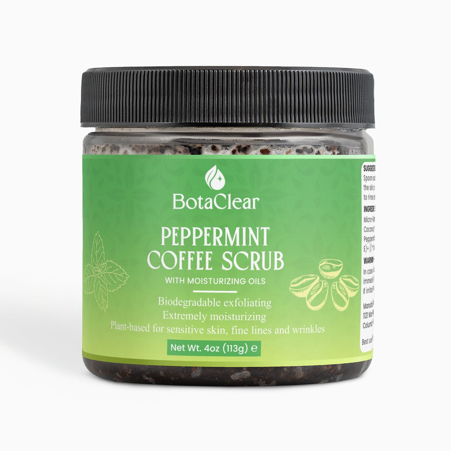 Peppermint Coffee Scrub