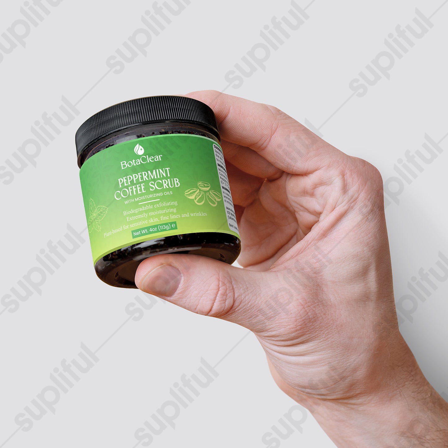 Peppermint Coffee Scrub