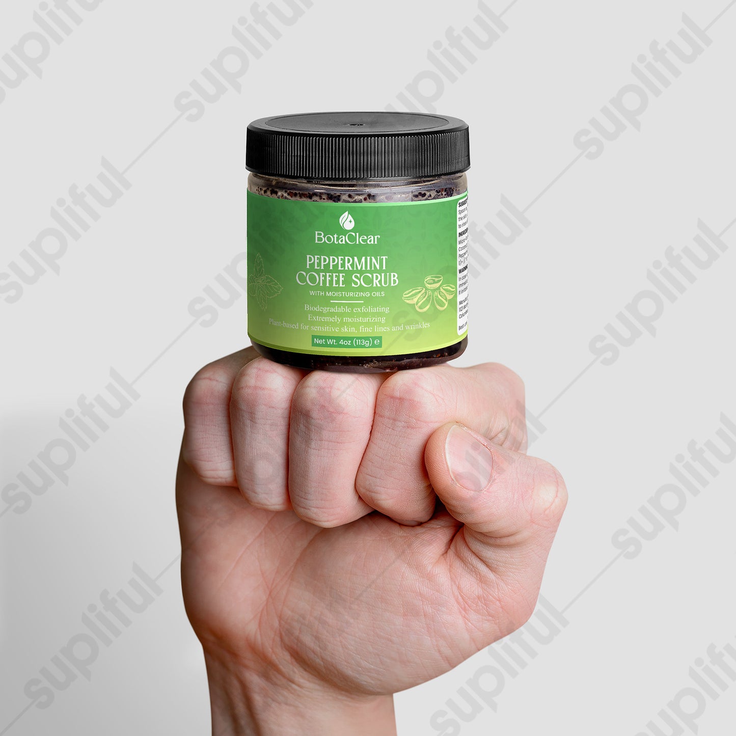 Peppermint Coffee Scrub