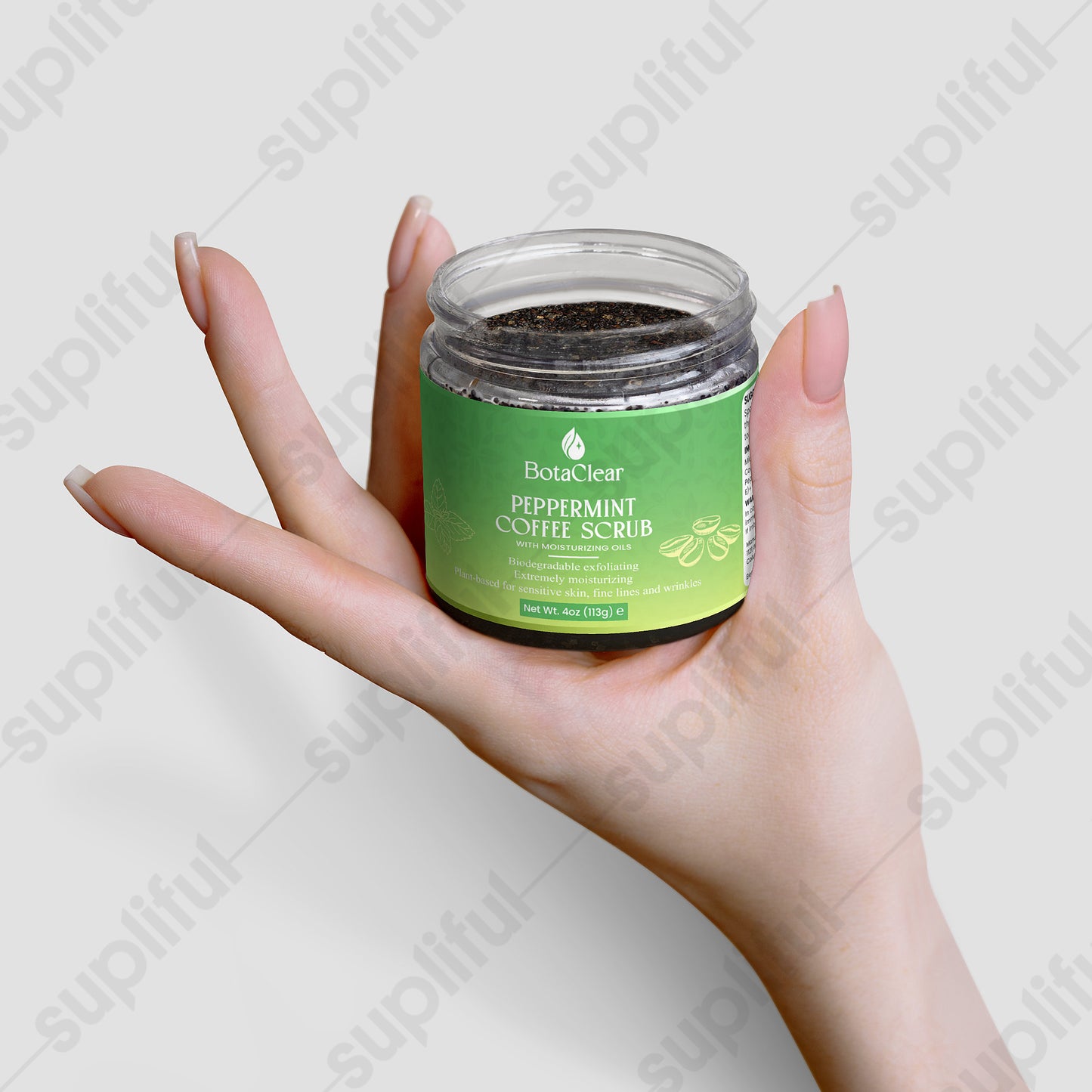 Peppermint Coffee Scrub