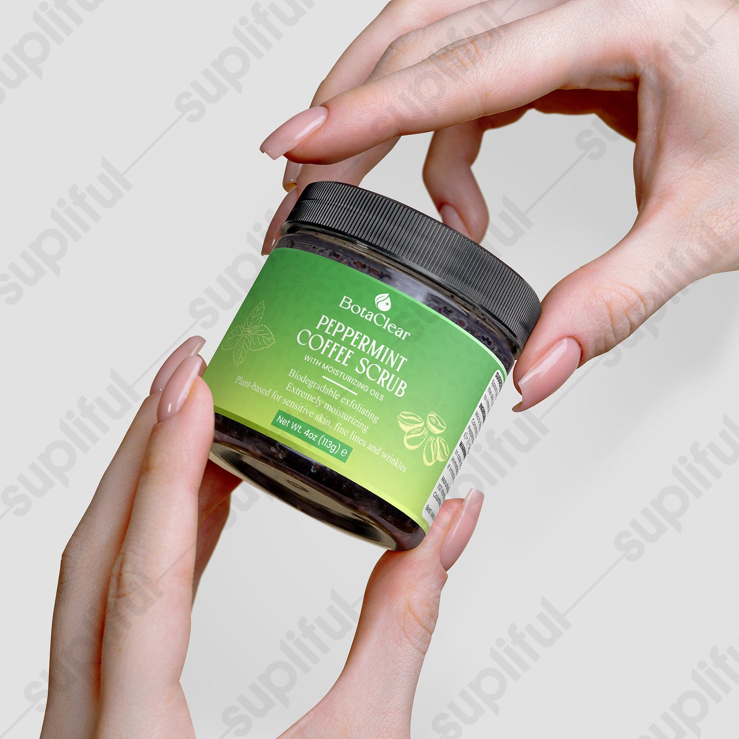 Peppermint Coffee Scrub