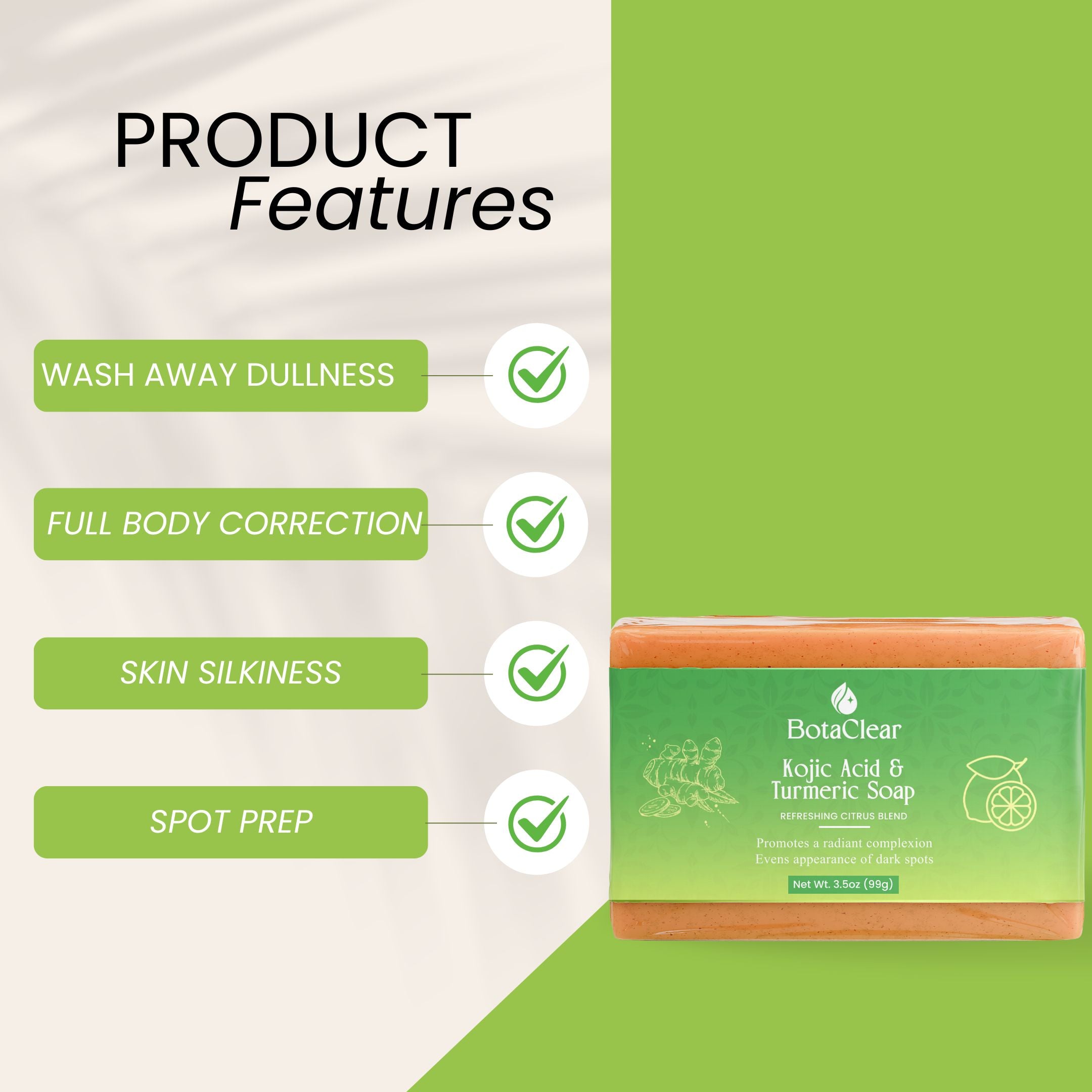 Kojic Acid & Turmeric Soap